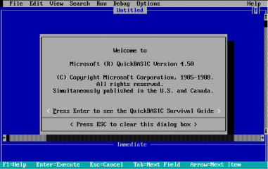 Quick Basic 4.5 (QB)